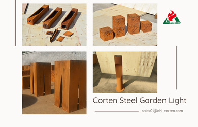 Corten Steel Outdoor Lighting
